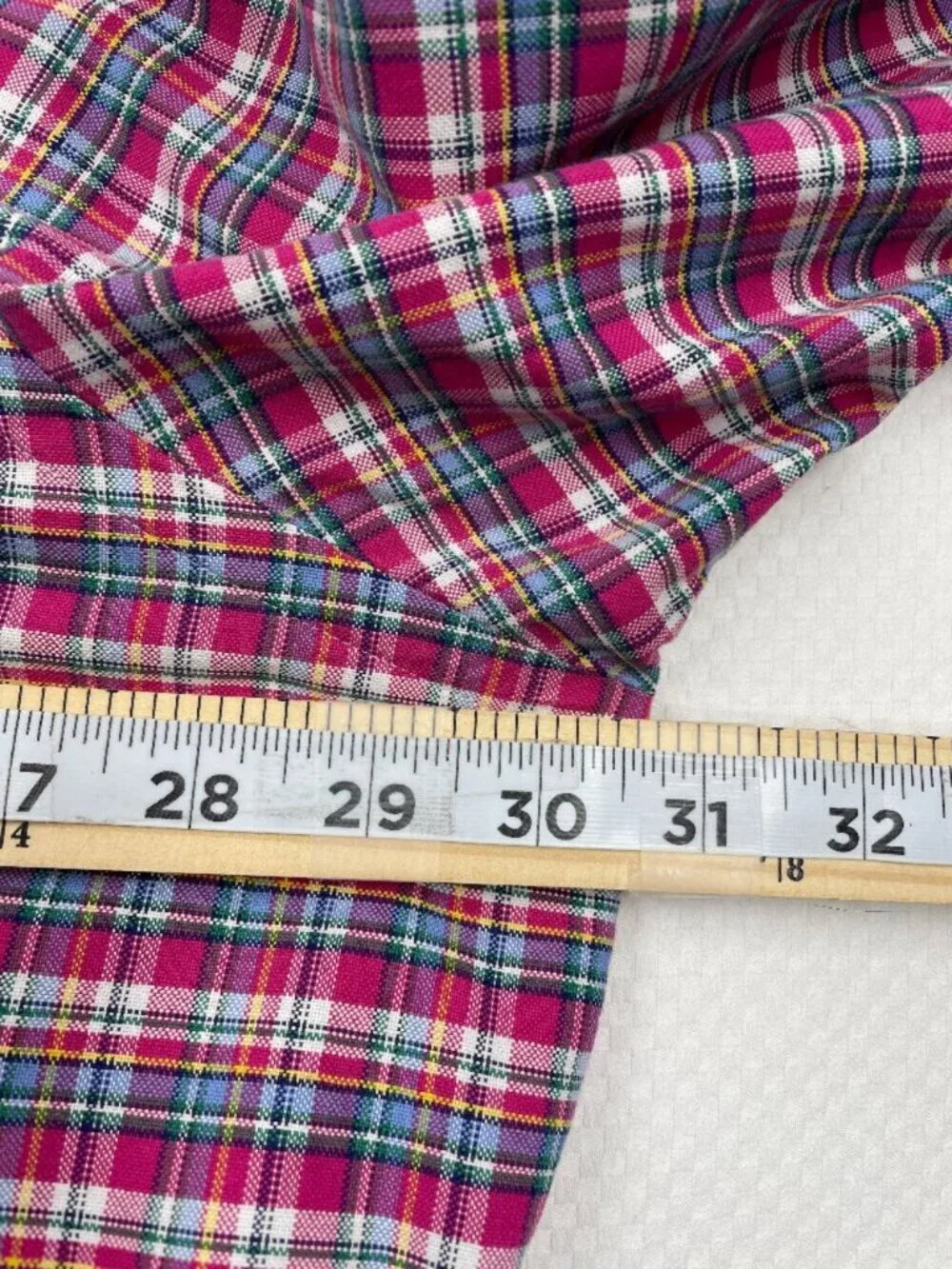 Ralph Lauren Button Down Shirt Pink Blue Plaid Pony Logo Men's 2XB XXL Big Man